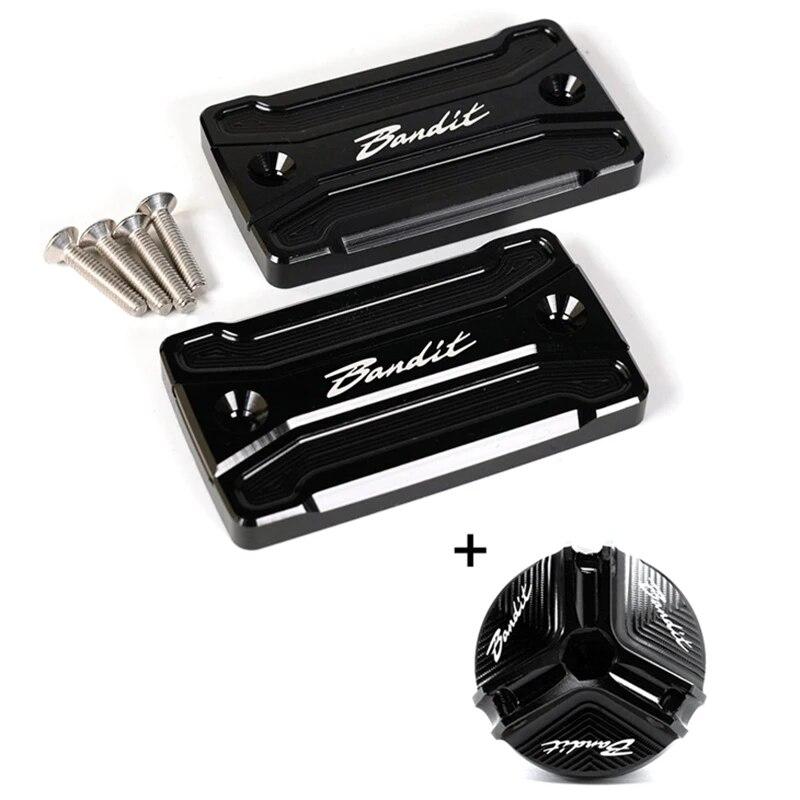 For SUZUKI BANDIT 650 GSF S650 Bandit 1250 S 1200/1200S Accessories Motorcycle Brake Fluid Reservoir Cover Engine Oil Filler Cap