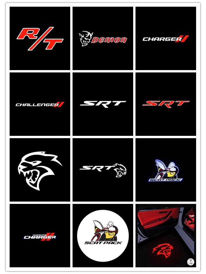 Dodge Challenger SRT LED Door Welcome Light Projector