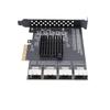 PCIE To 4 Port     SFF 8087 Adapter PCIE 3.0 X4 Expansion Card Support for   10 11 2003 System