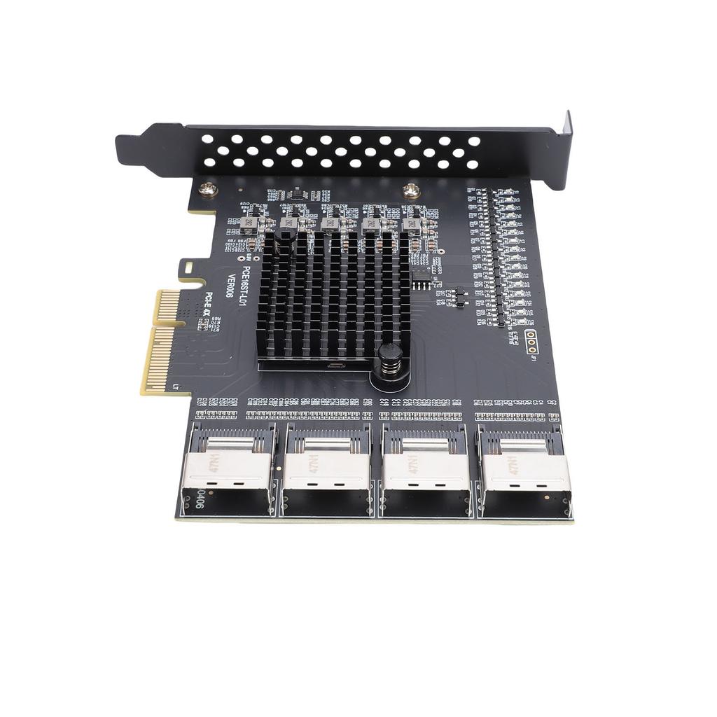 PCIE To 4 Port SFF 8087 Adapter PCIE 3.0 X4 Expansion Card Support for 10 11 2003 System