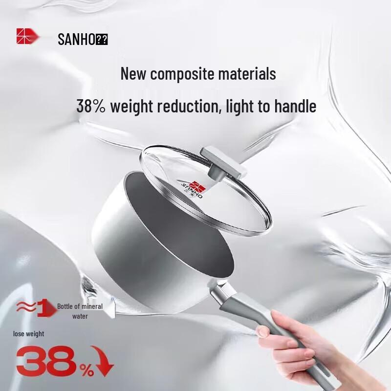 Sanhe Diamond Titanium Ceramic Non-stick Milk Pot
