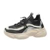 INS Fashion Clunky Sneakers Female Thick Soft Soled Light Running Shoes Summer Mesh Breathable Versatile Mom Shoes