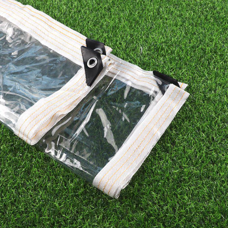 0.35mm Thickened PVC Tarpaulin Outdoor Garden Plant Support Rainproof Cover Pergola Canopy Windows Windbreak Waterproof Tarp DIY