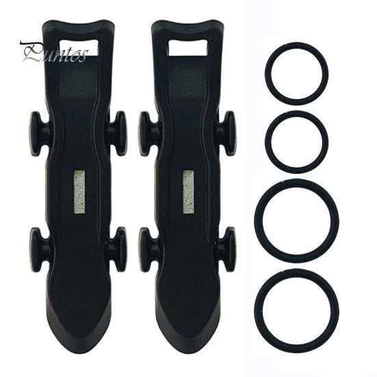 1/2/4Pcs Magnetic Fishing Lure Hook Holder with Rubber Rings Bait Hook without Hole Holder Automatic Fishook Keeper Outdoor Fishing Accessories