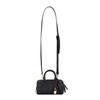MCM Ella Canvas mit Leder Boston Tasche Handtasche Mini Damen Schwarz MWBESEA01BK001
