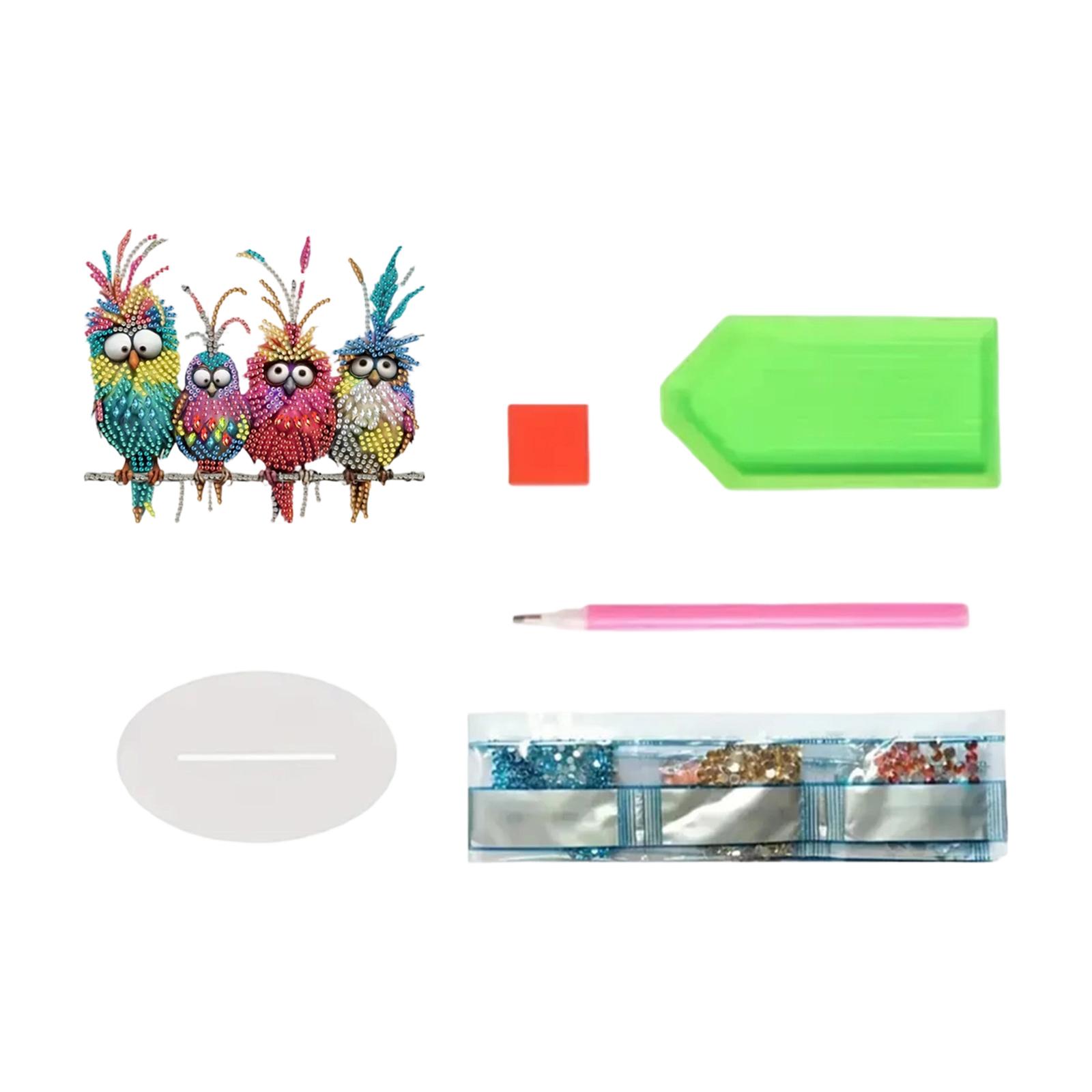 

5D Acrylic Ornament: Beautiful Parrot — DIY Rhinestone Decoration One Size