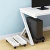 Adjustable Ventilated PC Rack Heavy-Duty Computer Tower Stand Under Desk CPU Holder  for Home