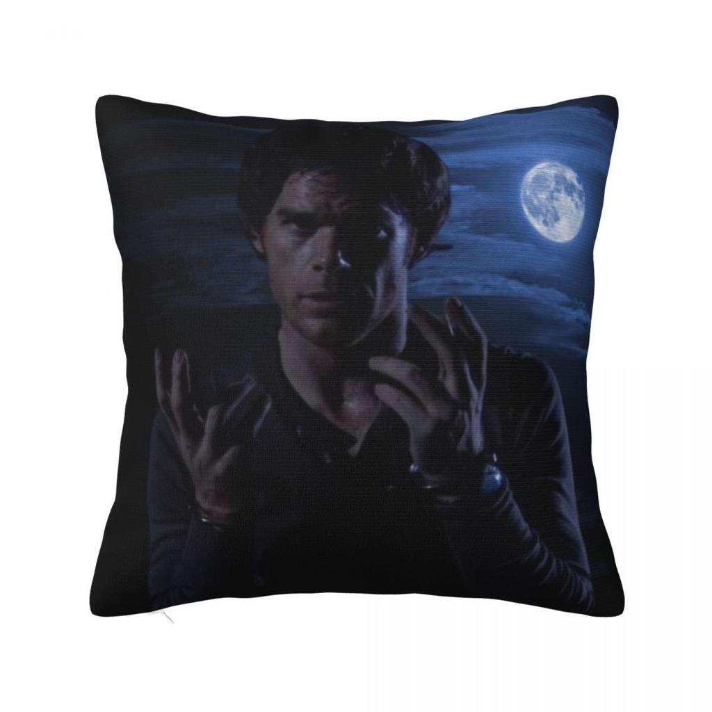 Dexter Morgan Printed Pillowcases Cushion Cover Pillow Covers Y2K Bedroom Decoration Zippered Multiple Sizes