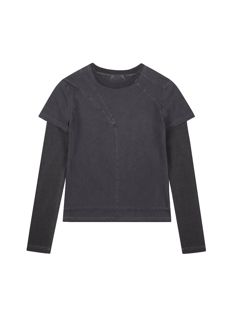 Dsmt (M) Panel Layered Tee_Pigment