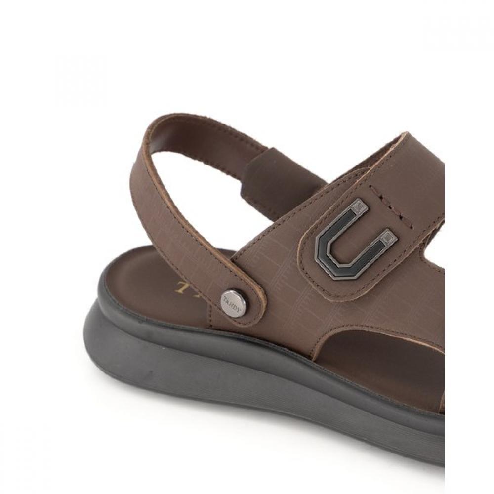 Tandy Herren Sandale Braun Q19029