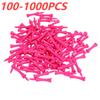 100-1000 st Step Down Plast Rosa Golfpeggar Grossistmaterial Tillbehör Plast Slott Steg Grad Golfpeggar upp Höjd 39mm