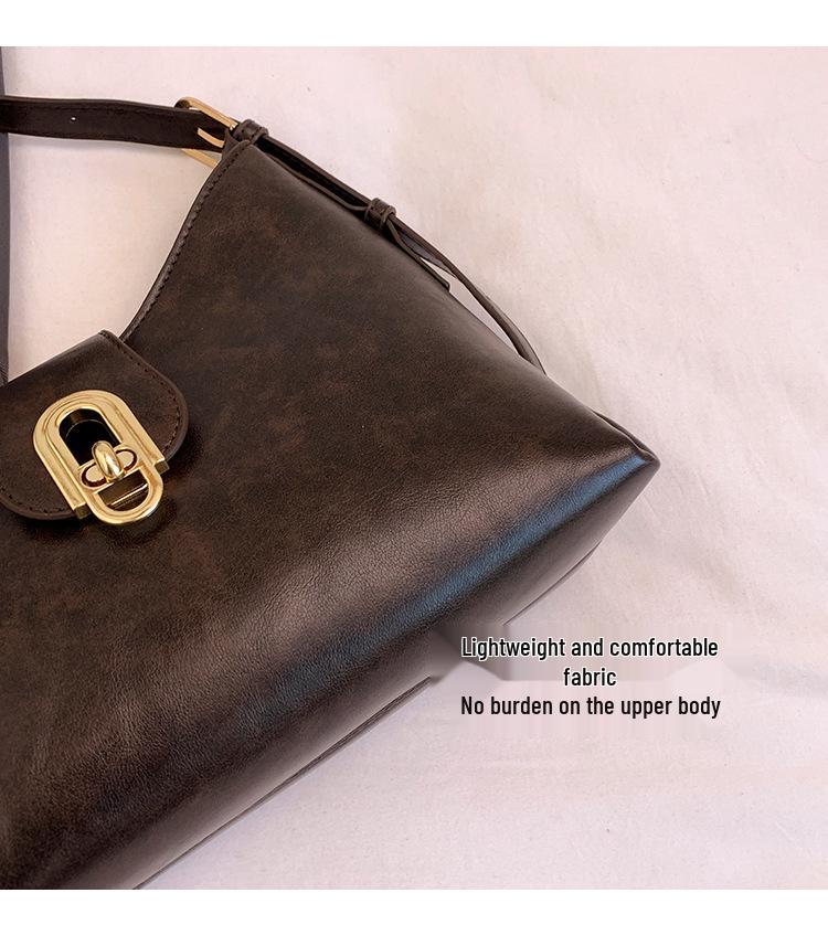 Damen Herbst 2025 Vielseitige Tasche: Schlichtes Schulter- & Umhänge-Unterarm-Design