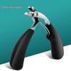Anti-Slip Anti-Splash Curved Double-Edged Toenail Clipper for Thick Nails