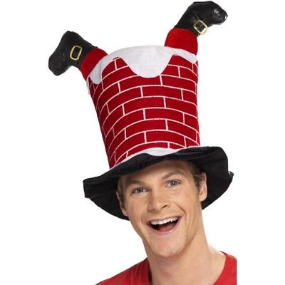 Smiffys Santa Stuck In Chimney Christmas Costume Hat