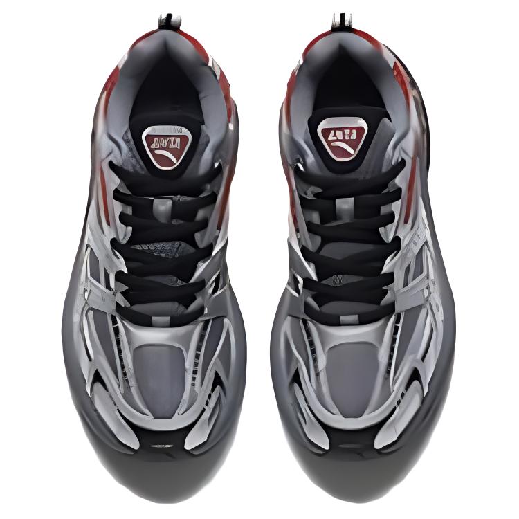 Anta OG2000 Retro Millennium Y2K Style Comfortable Fashion Non-Slip Wear-Resistant Low-Top Running Shoes Women sneaker Silver Black Red 922445501-3