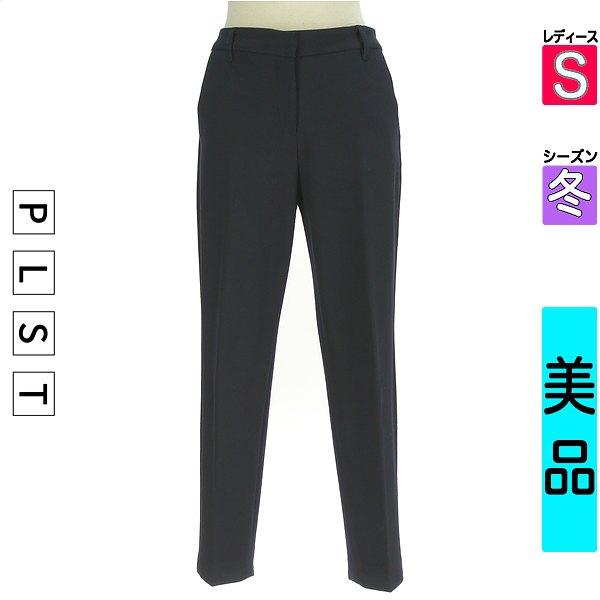 PLST Pants Women s Winter Dark Blue/Navy S Center Press Tapered Pants [Used] [Used Clothes] [Sale]