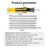 Magnetic Disassemble Tools Insulated Combination Kit Batch Head Screwdriver Set Plum Triangle Bit