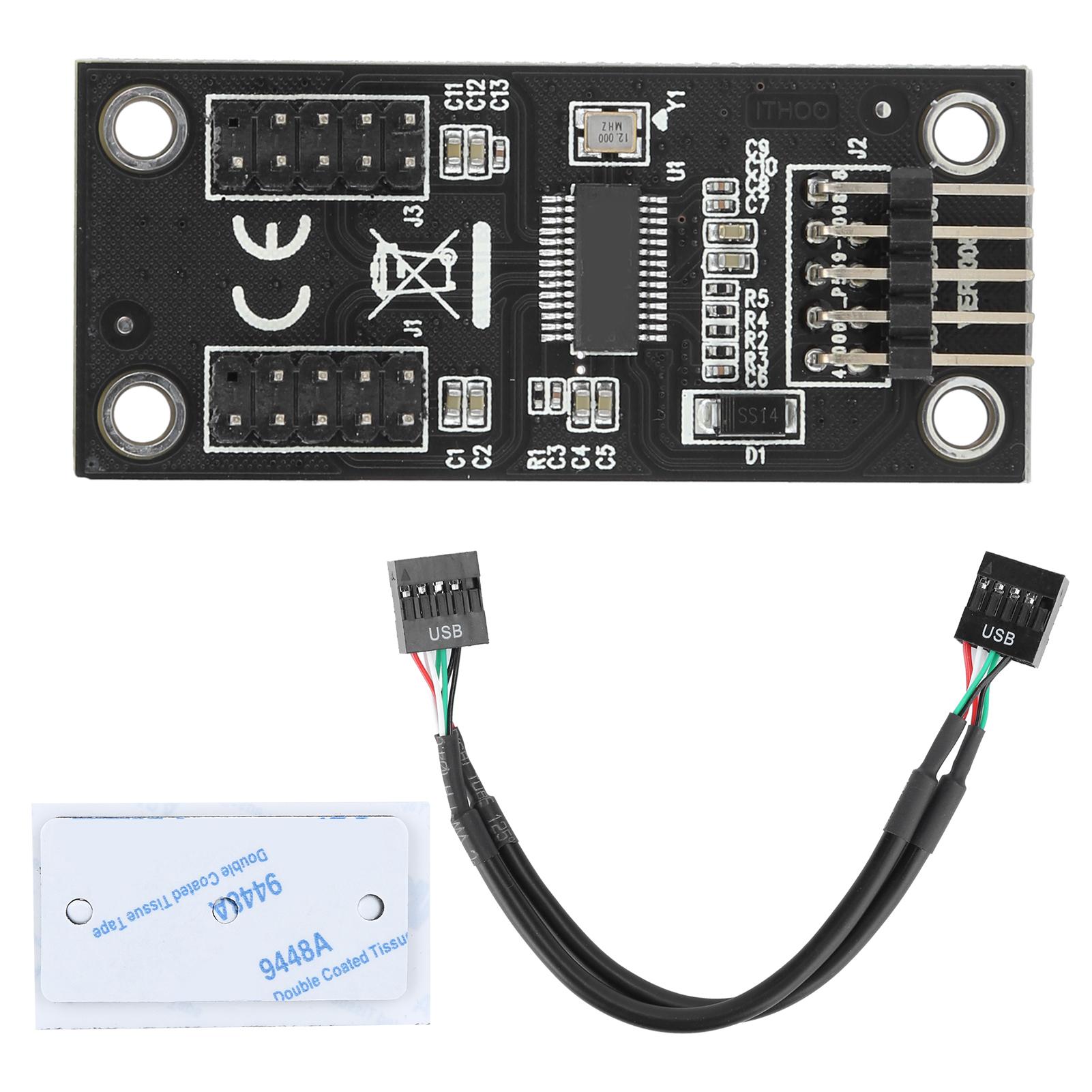 

USB 2.0 9PIN Main Board Motherboard Expand Hub Computer Accessory for WIN2000WinXP2003