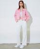 ETRE AU SOMMET Corduroy Semi-Bootcut Pants (White)