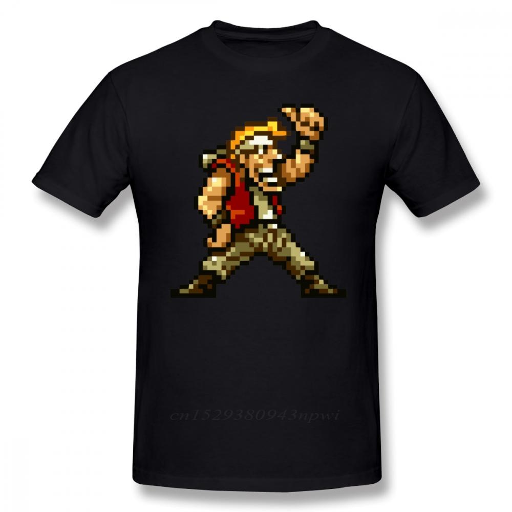 Metal Slug T Shirt Marco Rosi TShirt Graphic Tee Shirt Beach Cute 100 Cotton ShortSleeve Unisex Tshirt