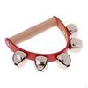 Hand Held Tambourine Metal Bell Drum Percussion Baby KTV Toy Gift