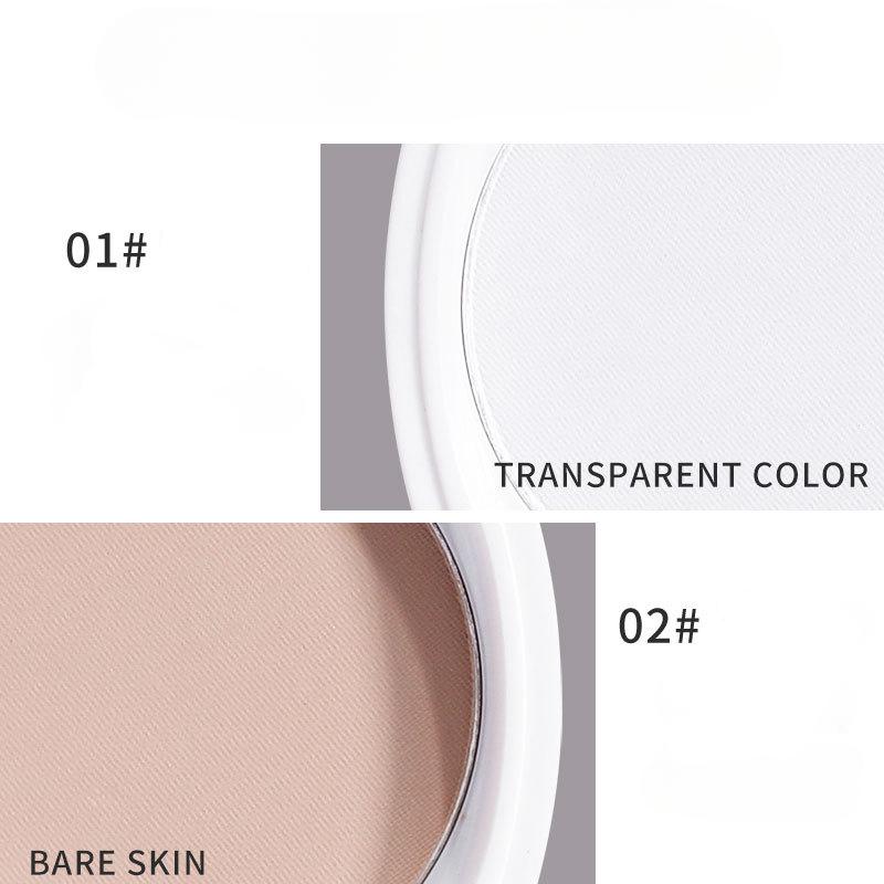Nouvelle poudre fixatrice de contrôle de l'huile, hydratante, longue durée, imperméable, difficile à démaquiller, correcteur naturel et poudre de contour