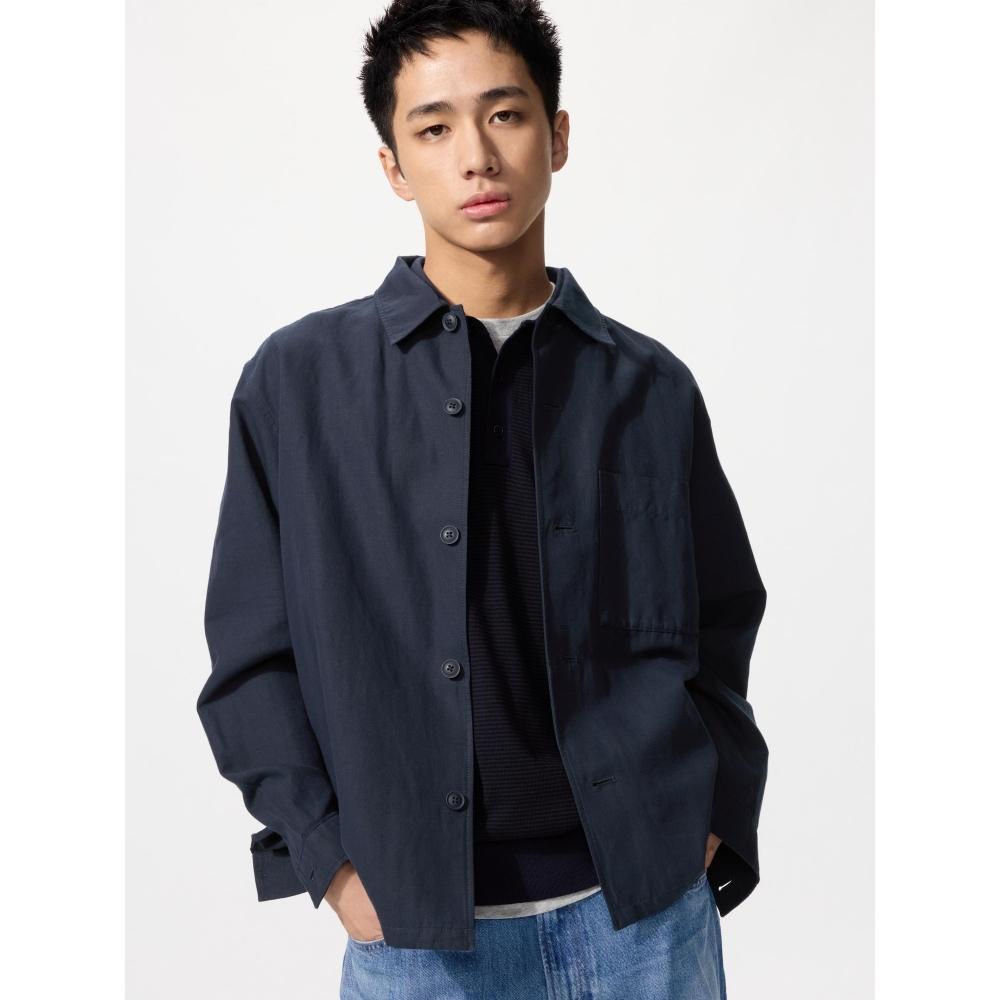 Uniqlo Japan Cotton Linen Shirt Jacket