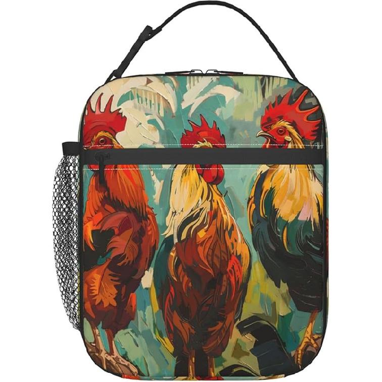 Pink Marble Lunch Box for Women Men, Insulated Lunch Box, Reusable Lunch Bag for Office, Work, Picnic, Travel