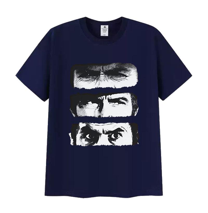 The Good The Bad and Ugly TV Graphic Print T Shirts Unisexs Vintage Fashion Short Sleeve Tshirt Unisex Gothic Clothing Cotton Tshirt