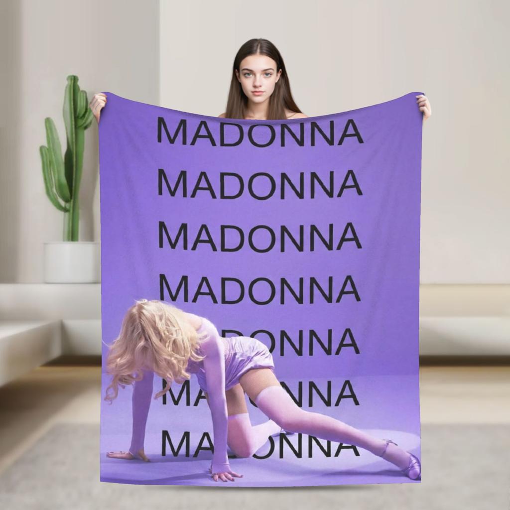M-Madonnas Confessions Ii Blanket Ultra Soft Throw Blankets For Sofa 50X60 Inch Multiple Sizes Plush Thin Quilt