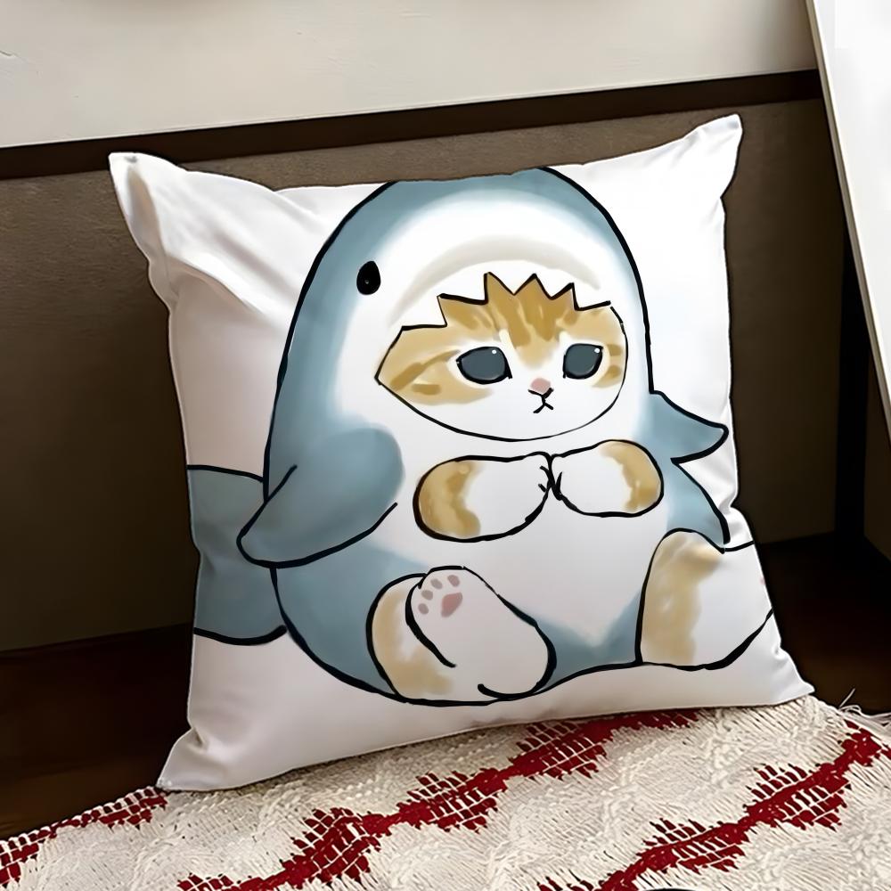 Cute MMofusand Cushion Cover Reversible Soft Durable Pillow Cover Home  Car MultiScene Use for Daily Comfort