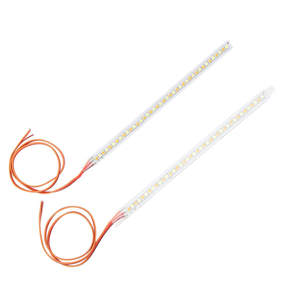 18cm 1 Pair LED Rear View Light Strip High Brightness 12V Side Mirror Strip Tape Universal for Vehicle