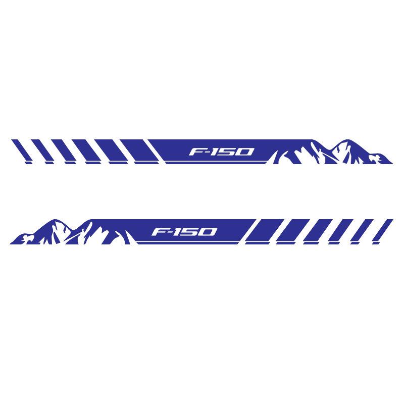 Raptor F-150 Custom Side Decal Sticker - Vinyl Body & Waistline Design