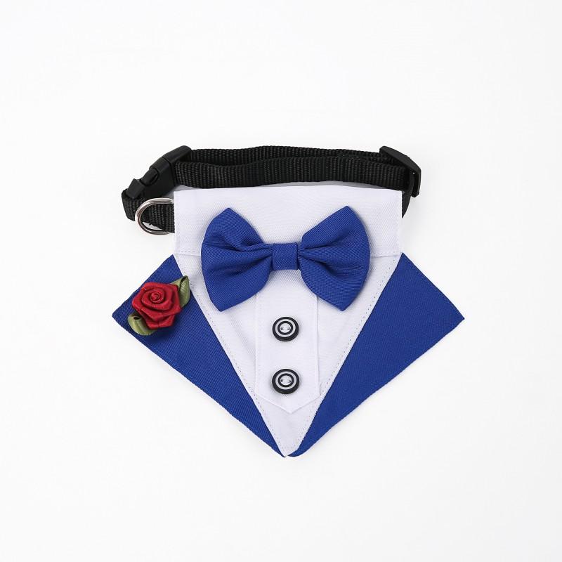 British Style Wedding Dog Bandana Christmas New Pet Scarf Bib Dogs Cats