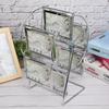 Metal Rotating Wheel Picture Photo Frame Wedding Photography Studio Decor for 5x3.5in Photo