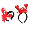 2 Pieces Lobster and Crab Lobster Hair Crab Hair Cartoon Hats Cloth Hair Hoops Hair Hoops [FRCOLOR] Headbands, Hoops, - Headwear, Hat, -
