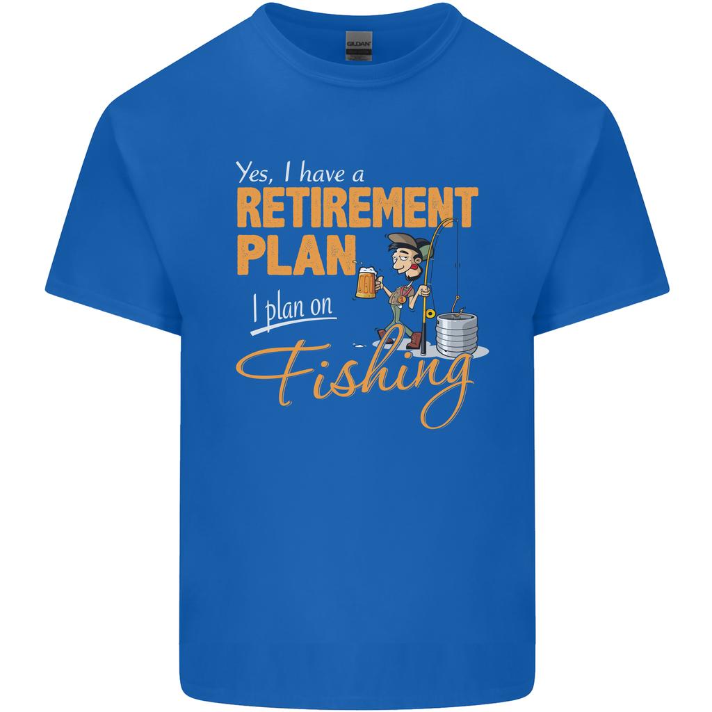 RetireUnisext Plan Fishing Funny FisherUnisex Unisexs Light Cotton TShirt