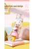 Lovely Macaron Pet Straw Cup: Cute, Creative & High-Value Plastic Gift for Students