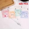 100/200/300 Stück Mini Cartoon Katze Verpackungsbeutel Backen Snack Selbstklebender Beutel Cartoon Katze Keks Kekse Verpackungsbeutel Organizer