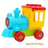 Trailer Car Motorcycle Boat Big Building Blocks Collocation Vehicle Accessory Kid DIY Toys Compatible With Duploed Set Gift