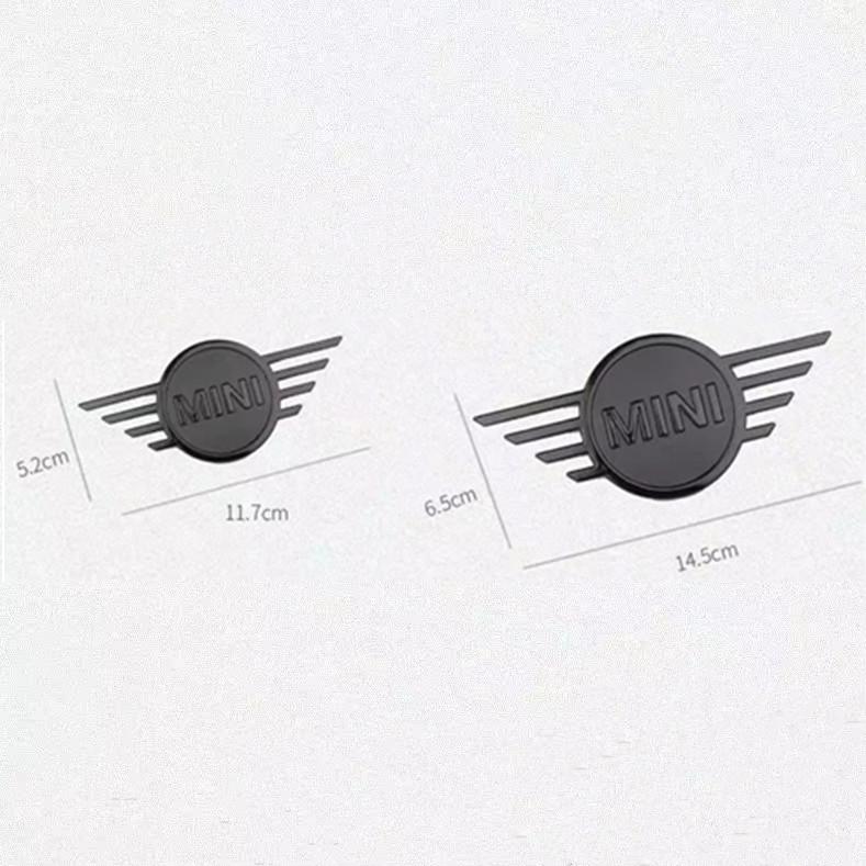 3D Metal Car Rear Badge for Mini Cooper F55 F56 F54 Countryman Clubman JCW R56 R60 F60 Front Emblem Sticker Accessories