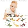 Lizard Toy, 12-Piece Set of Wooden Lizards, Small Animal Toys, Educational Props, Tools, Lizard Toy Set, Kids Toy Set, Animal Model Set