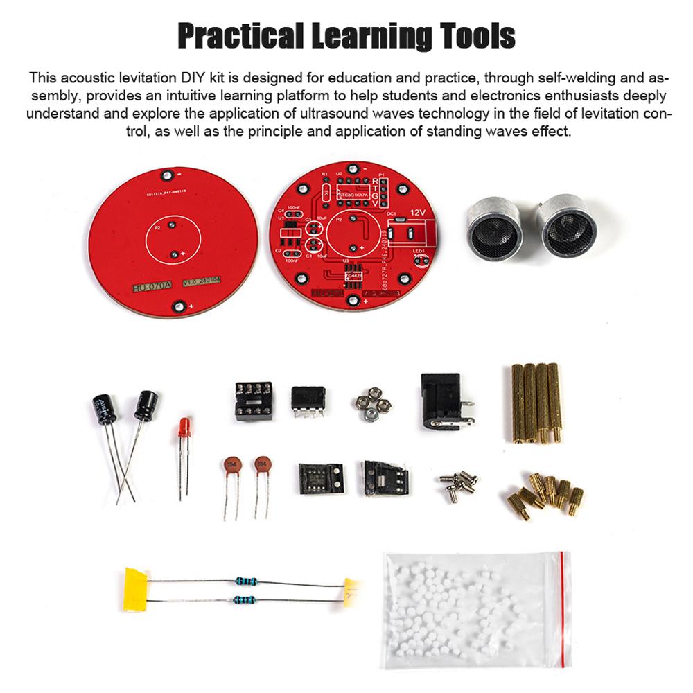DIY Acoustic Levitation Device Ultrasound Waves Levitating Controller Set Electronic Circuit Board