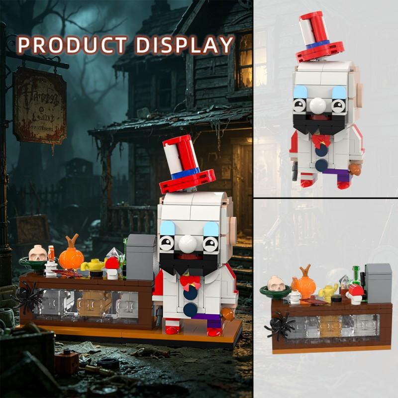 MOC House of 1000 Corpses Captain Spaulding Building Blocks Horror Clown Figure DIY Bricks Toy Fans Xmas Gift
