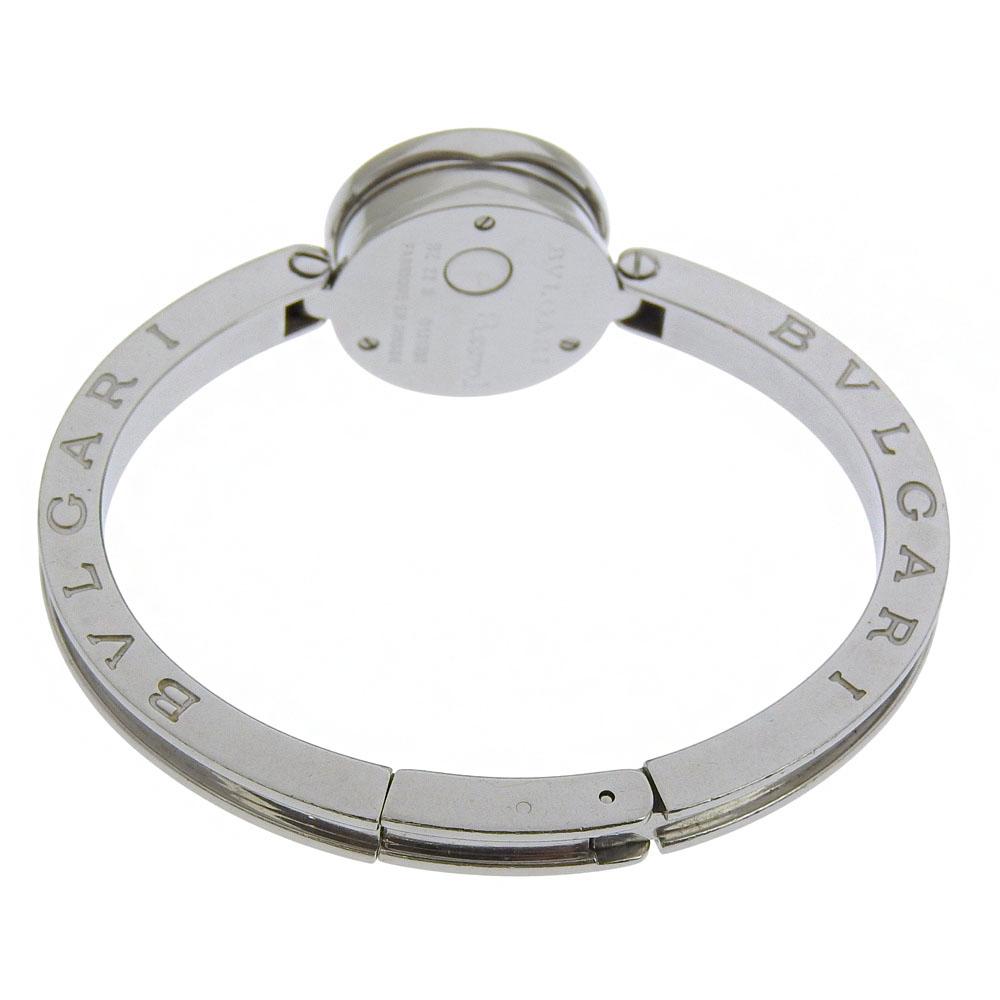 Bvlgari Bzero1 Uhren BZ22 Edelstahl Be zero one schwarzes Zifferblatt Edelstahl Quarz Analoganzeige Damen Gebraucht