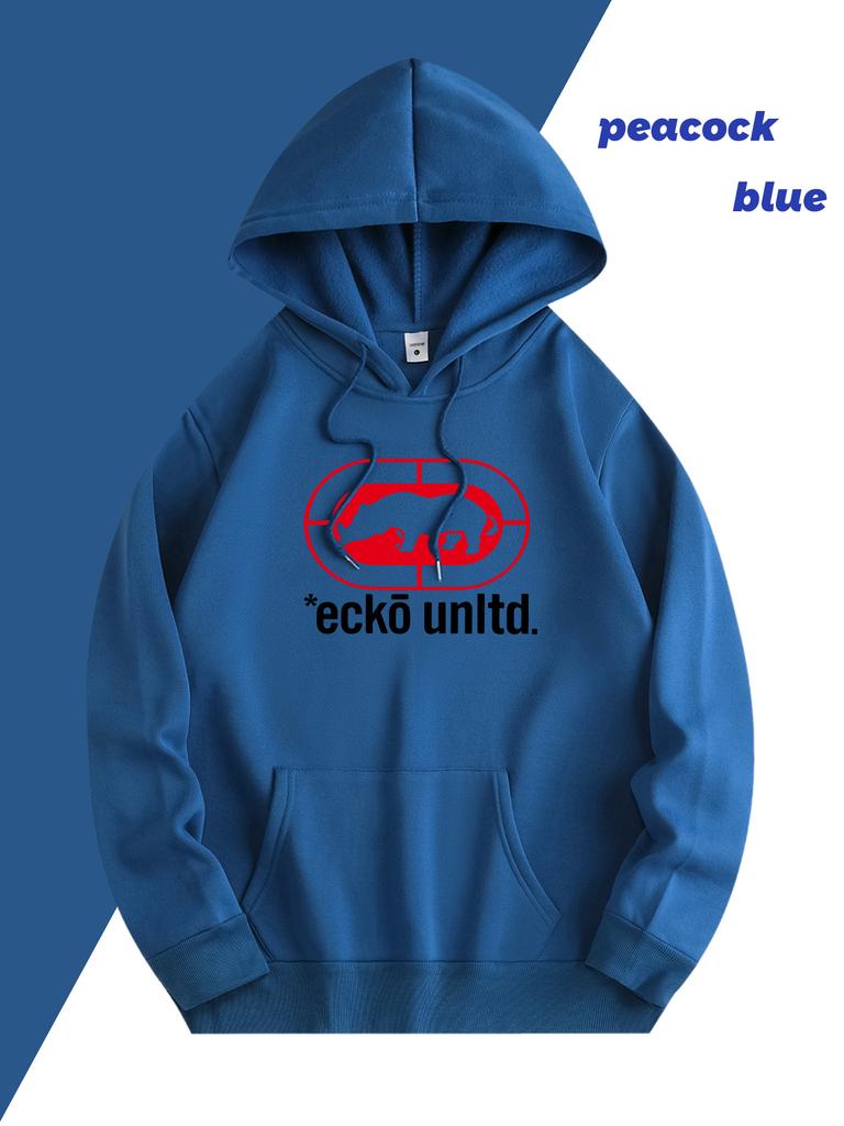 Men's Fleece Lined Hoodie Adjustable Drawstring Hood Kangaroo Pocket Season Casual Streetwear Sweatshirt Sporty Outdoor Apparel