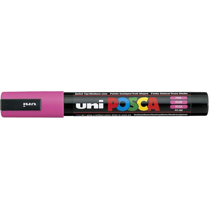 Marker - POSCA - Medium Conical Tip - Pink - Water-Based Paint - 1.8-2.5 Mm
