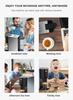 HiBREW Coffee Machine 5in1 Multiple Capsule Espresso Dolce Milk&Nespresso&ESE Pod&Powder Coffee Maker Stainless Metal H3A