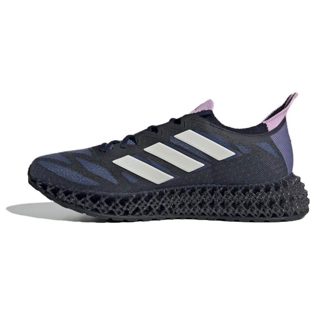 Adidas 4D Fwd 3 Round Toe Comfortable Non-Slip Wear-Resistant Low-Top Running Shoes Women Sneaker Deep-Blue IG8998
