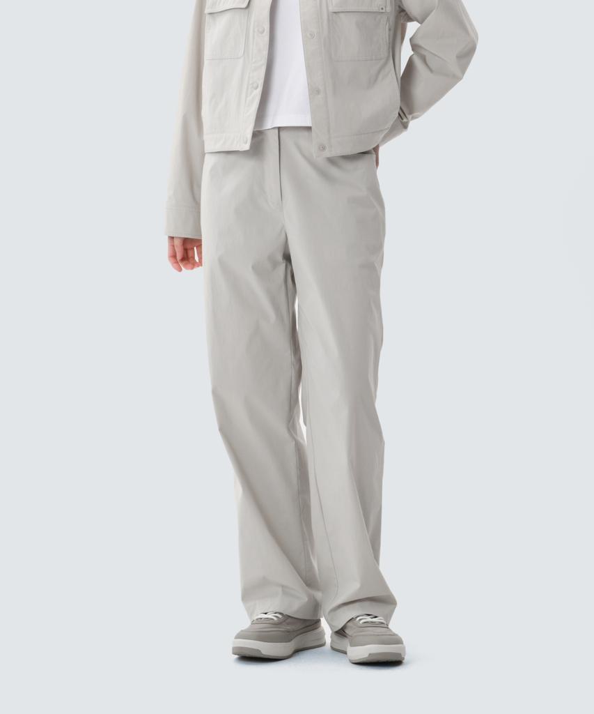 SNOWPEAK APPAREL Women'S Walk-Along Semi-Wide Pants (S25Mwfpt15) Light Beige